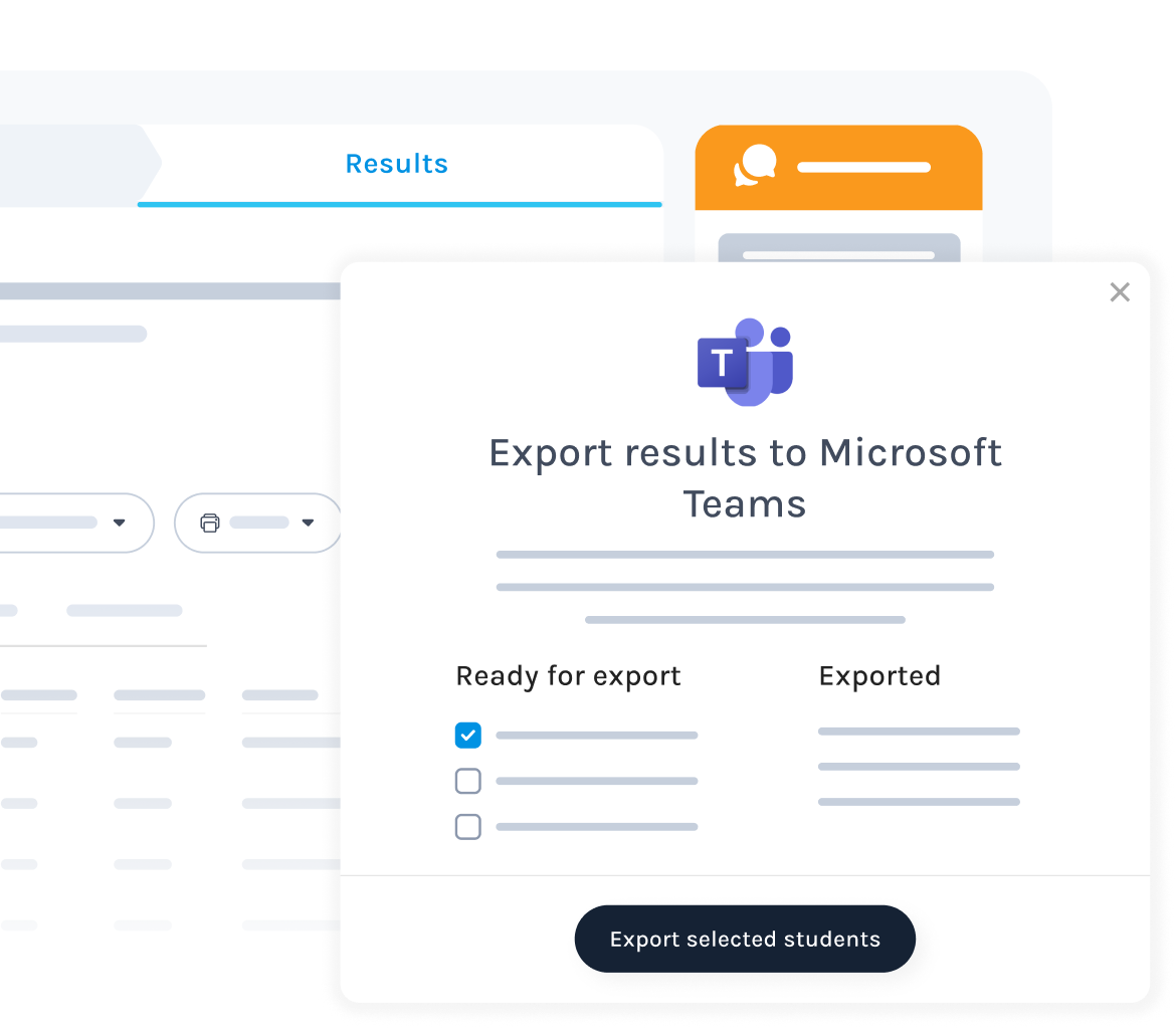 Ergebnisse in Teams exportieren